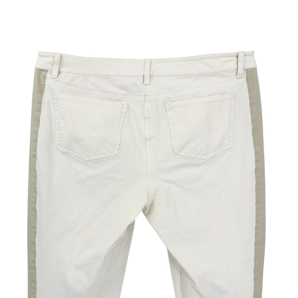 EILEEN FISHER Pants Side Stripe Slim Ankle Organic Cotton - Picture 5 of 7